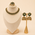 Dark Green necklace set