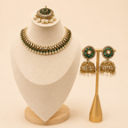 Dark Green necklace set
