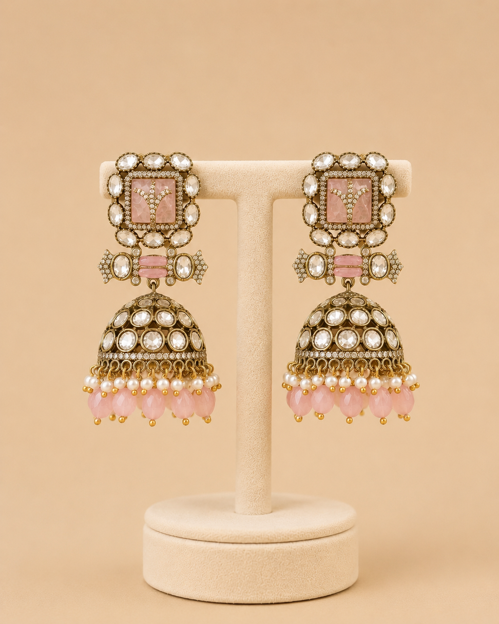 Polki Earrings.
