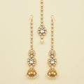 Kundan Earrings with tikka