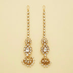 Kundan Earrings with tikka