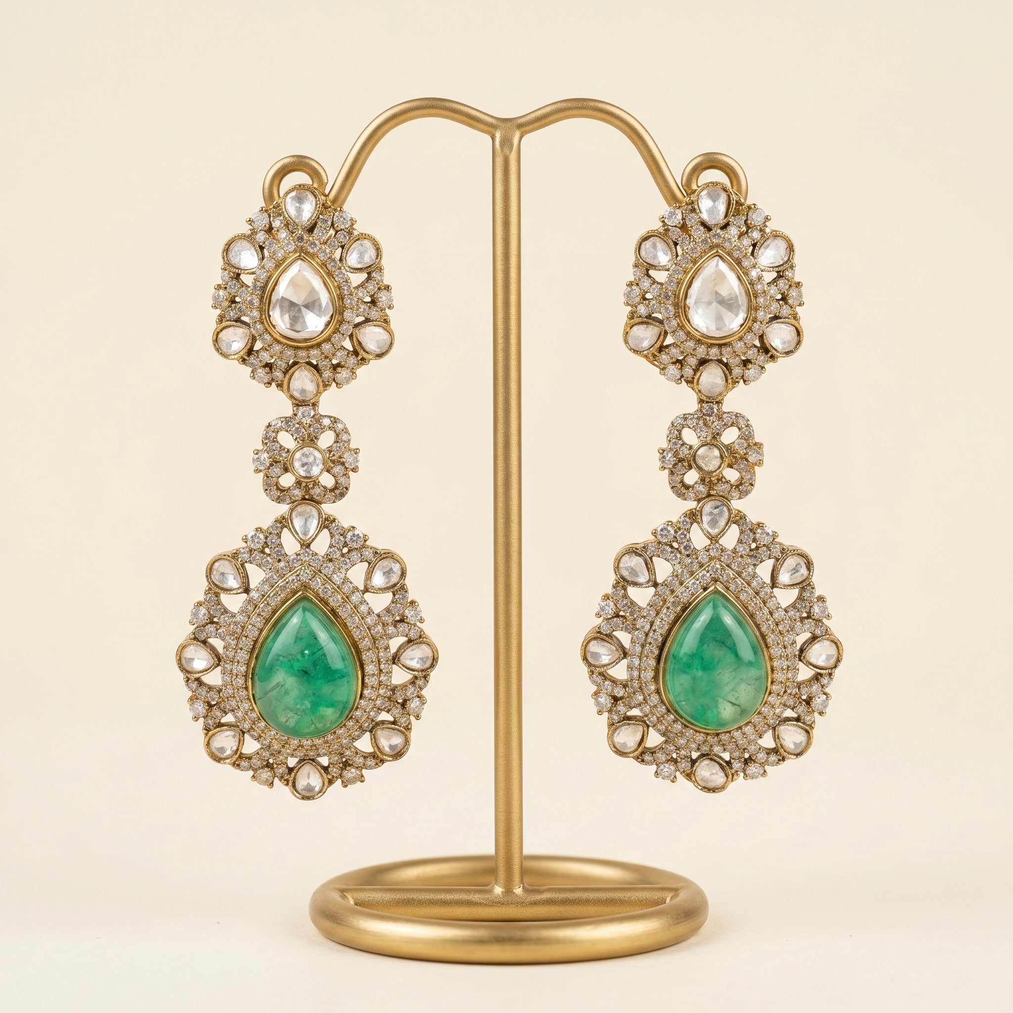 Imperial Emerald Earrings