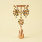 Kundan Earrings with tikka