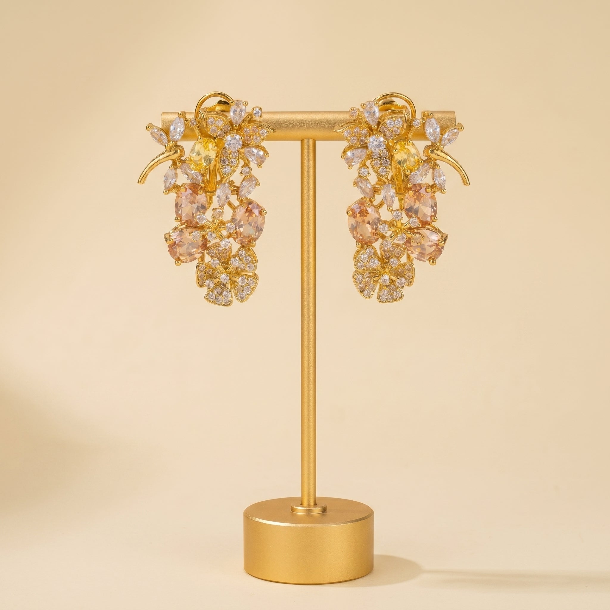 Champagne Bloom Earrings