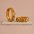 Kundan bangles