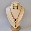 Multi-gem necklace