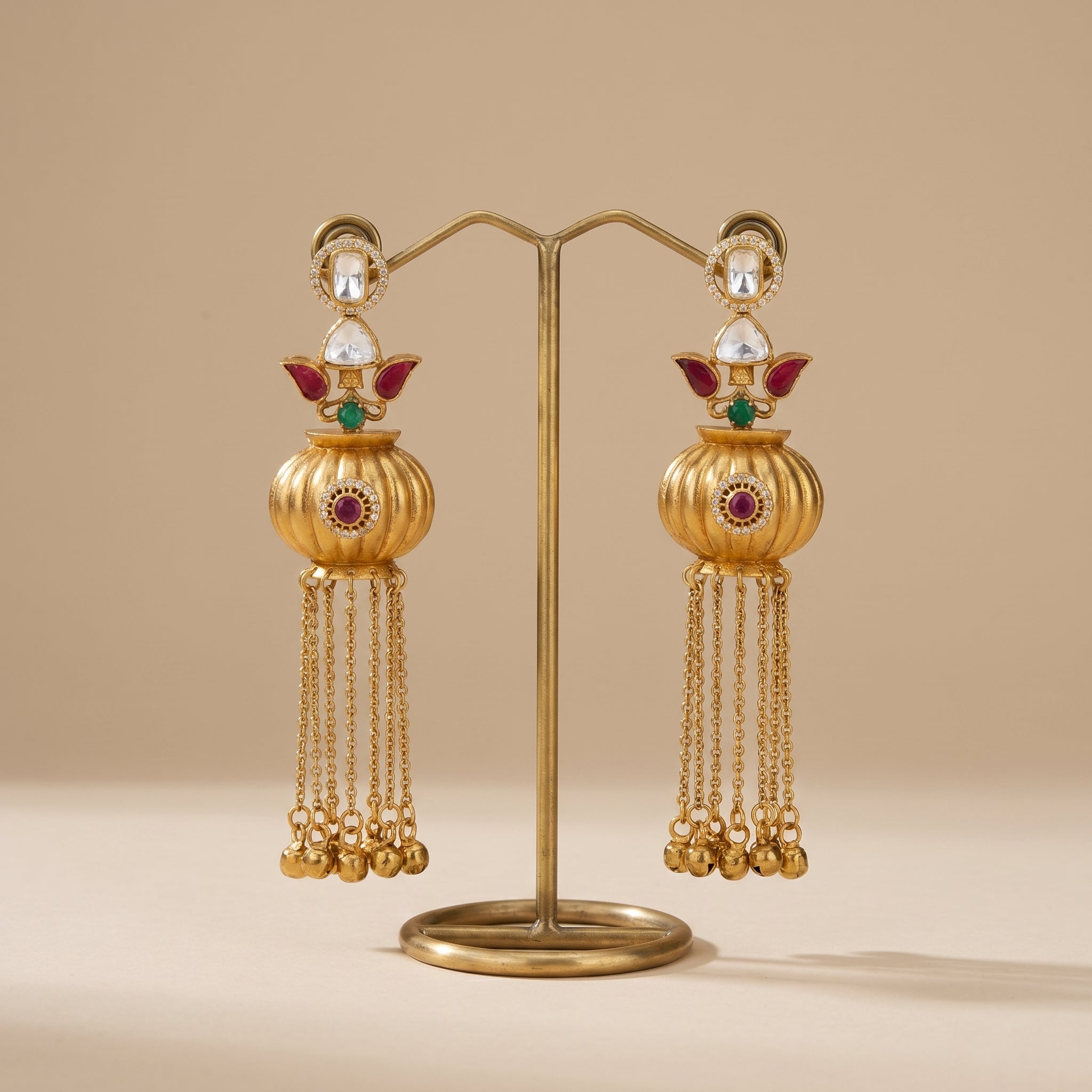 Ghunghroo drop earrings